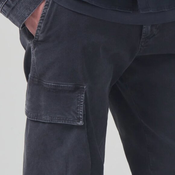 Citizens of Humanity Dillon Distressed Cargo Pants in Peppercorn - Picture 4 of 12
